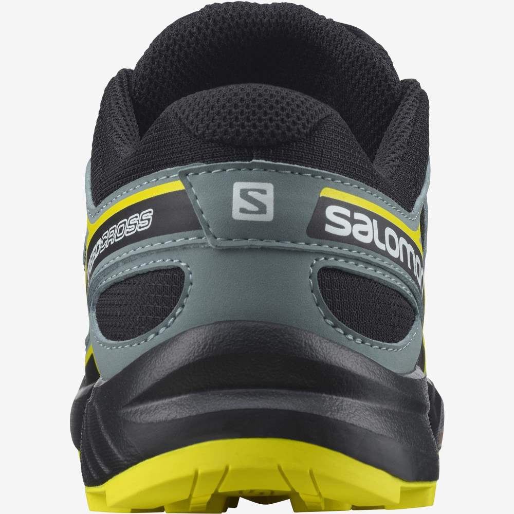 Black Salomon Speedcross Kids' Trail Running Shoes | 703526CLS