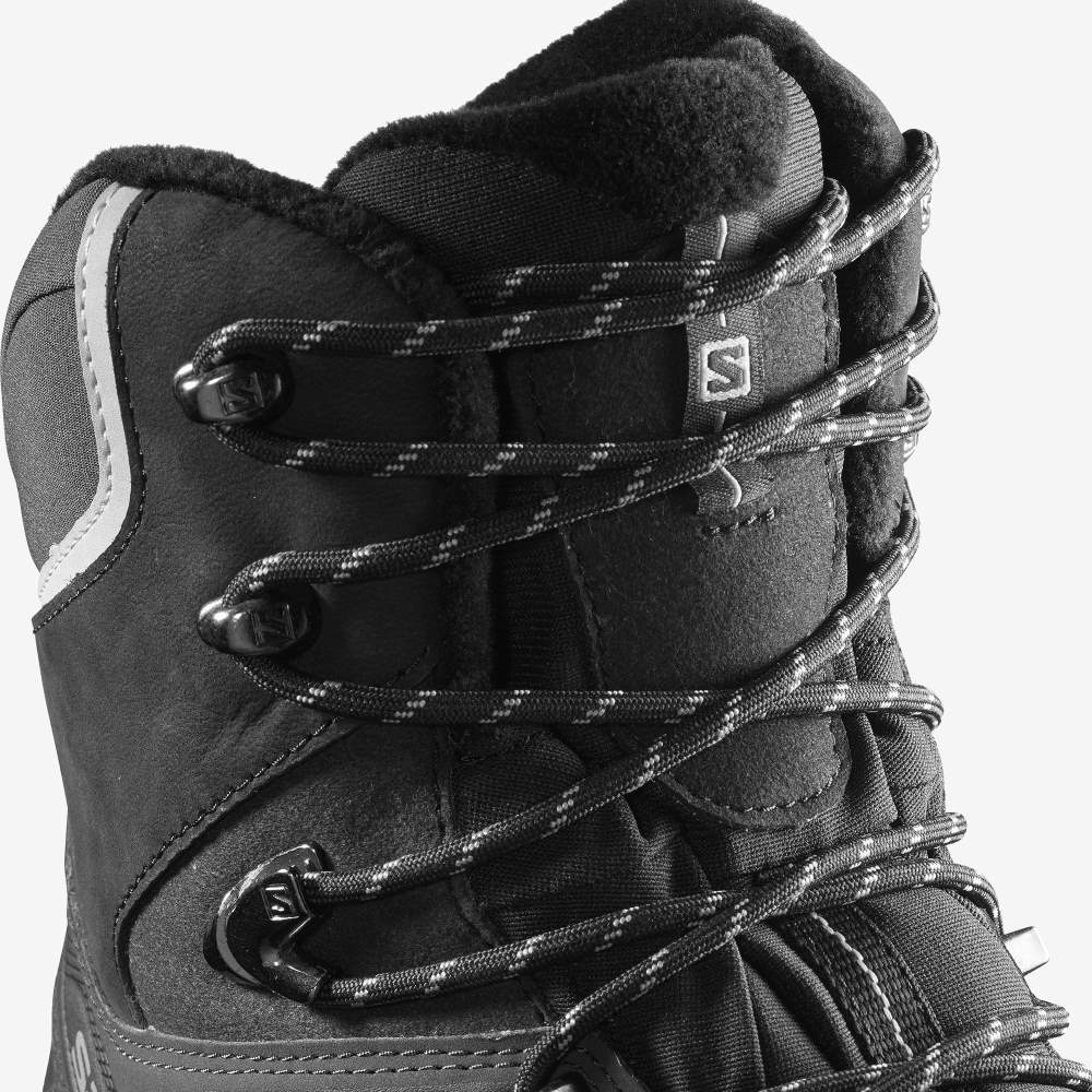 Black Salomon X Ultra Winter Climasalomon Waterproof 2 Men's Walking Shoes | 734801LPJ