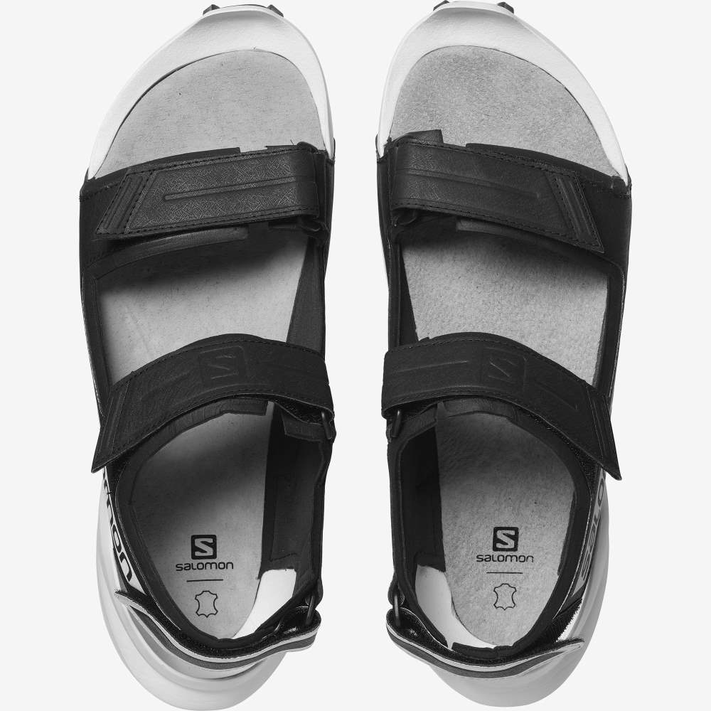 Black White Salomon Speedcross Sandal Men's Sandals | 879325LBS