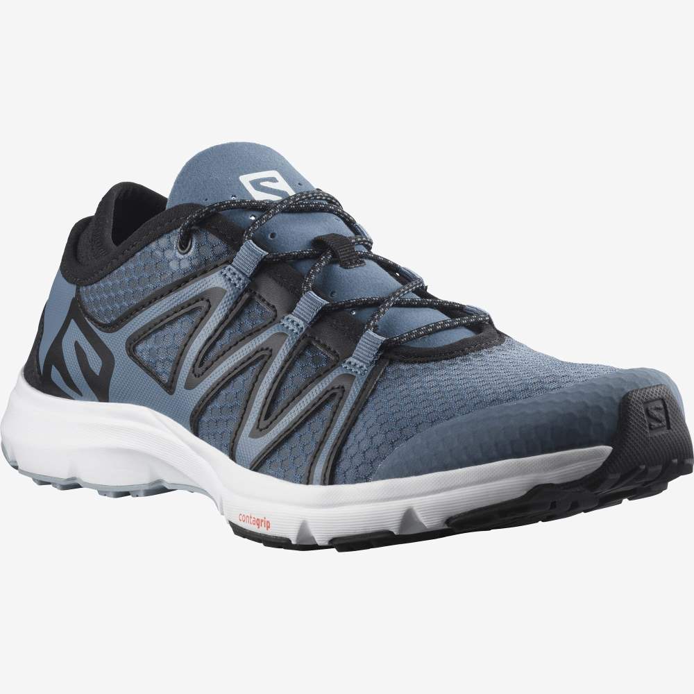 Blue Black Salomon Crossamphibian Swift 2 Men's Water Shoes | 216790ZML