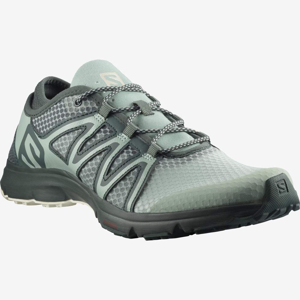 Turquoise Grey Salomon Crossamphibian Swift 2 Men's Water Shoes | 546028BCY