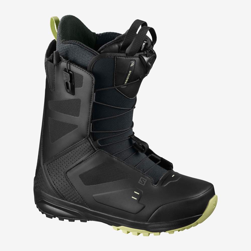 Black Salomon Dialogue Men's Snow Boots | 894536APG