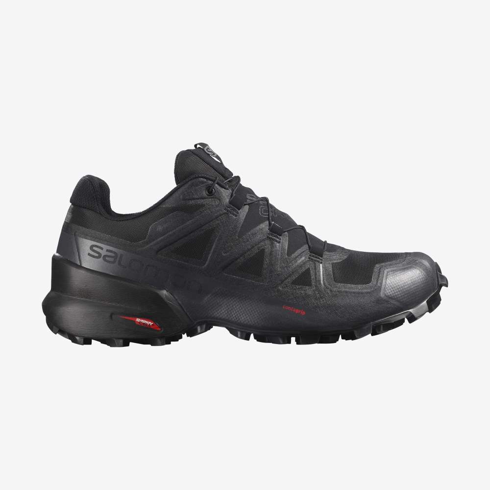 Black Salomon Speedcross 5 Gore-Tex Women's Trail Running Shoes | 986302NCQ