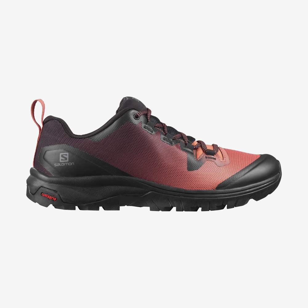 Black Salomon Vaya Women's Hiking Shoes | 605873QFA