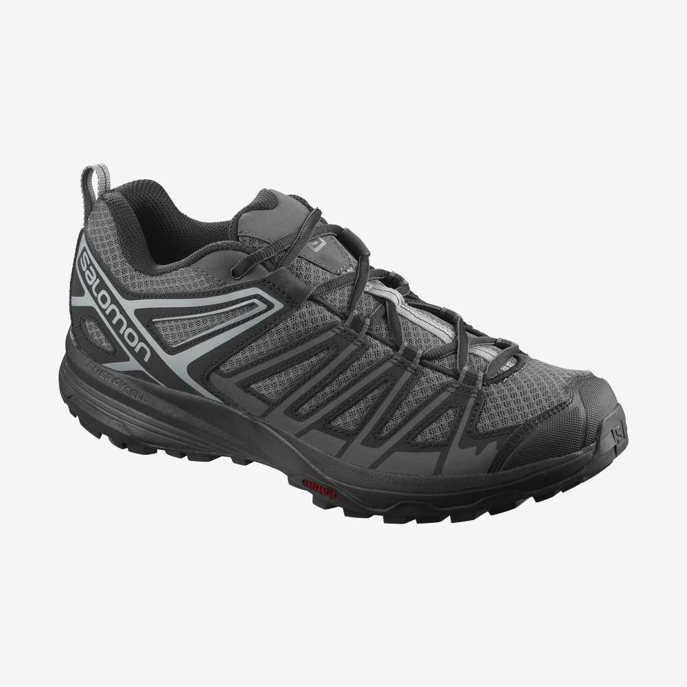 Black Salomon X Crest Men's Hiking Shoes | 109285SBC