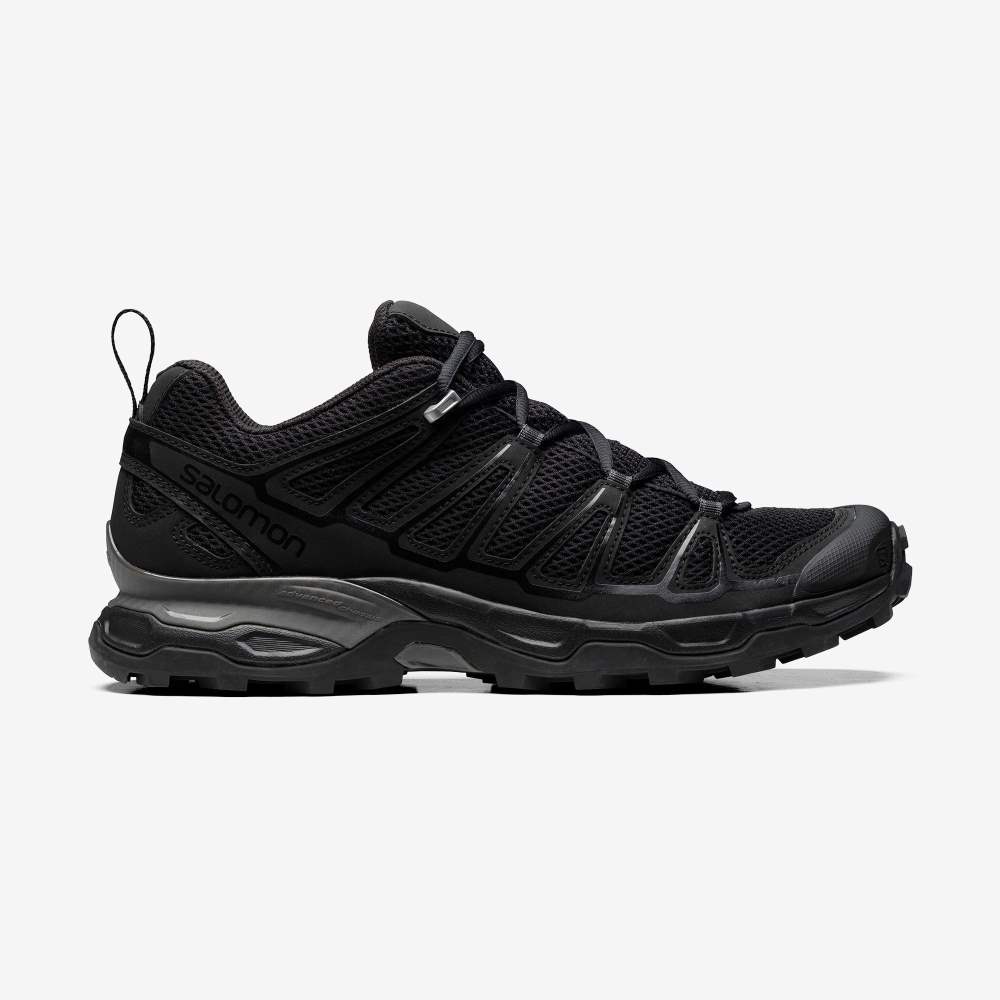 Black Salomon X-Ultra Men's Sneakers | 906287HQA