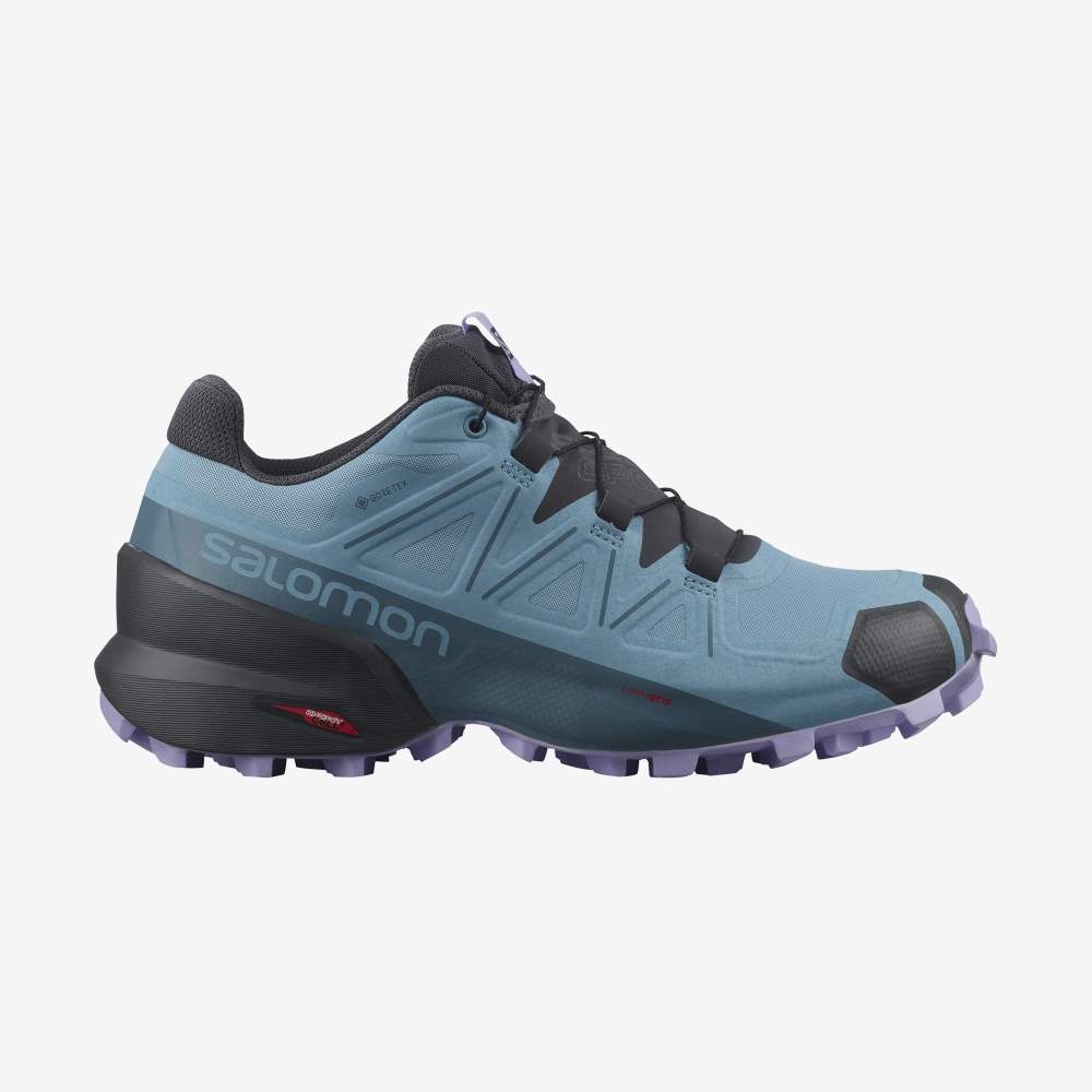 Blue Lavender Salomon Speedcross 5 Gore-Tex Women's Trail Running Shoes | 398260SZM