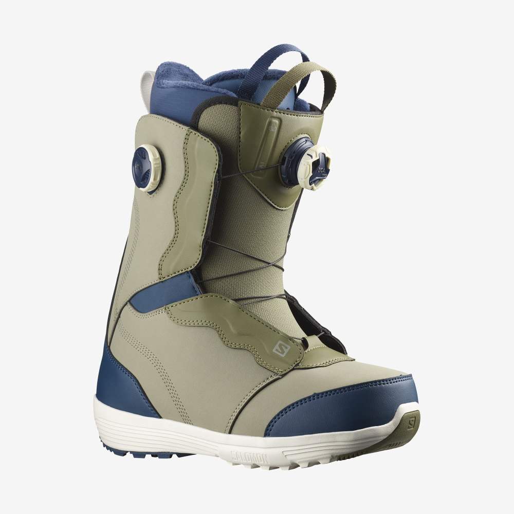 Green Blue Salomon Ivy Boa Women's Snow Boots | 231079VON