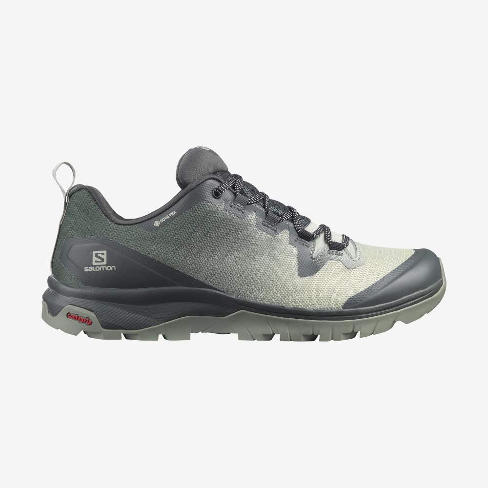 Grey Salomon Vaya Gore-Tex Women's Hiking Shoes | 263105WXL