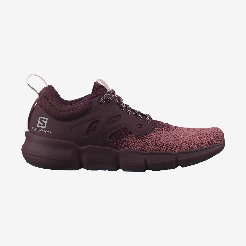 Maroon Salomon Predict Soc 2 Women's Running Shoes | 879564FLK