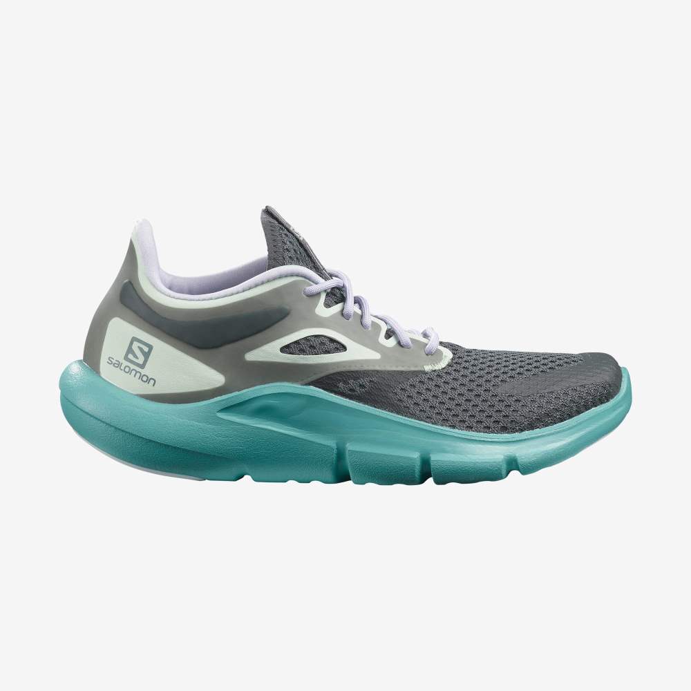 Purple Salomon Predict Mod Women's Running Shoes | 236758QSU