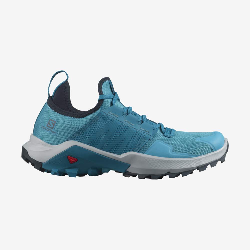 Turquoise Salomon Madcross Men's Trail Running Shoes | 074812JDO