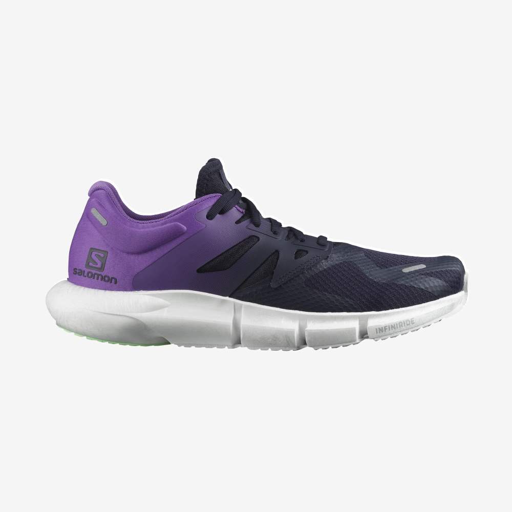 White Purple Salomon Predict 2 Men's Running Shoes | 345092XEZ